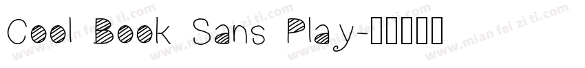 Cool Book Sans Play字体转换